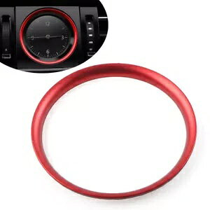CeAZ^[R\[vt[Og VW pT[g B8 2016-2019 bh- Interior center console watch frame ring trim for VW Passat B8 2016-2019 red-