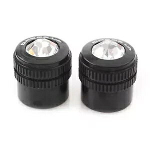 Ԃ̃zC[ ^C ^C ou Vtg GA _Xg Lbv Jo[ ANZT[ ubN- Car Wheel Tires Tire Valve Shaft Air Dust Caps Cover Accessories Black-