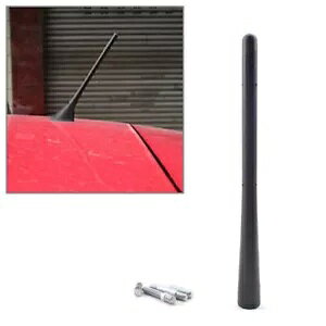 17CM �A���e�i���[�t AM/FM ���W�I�}�X�g AM/FM ���W�I�J�[���j�o�[�T���u���b�N- 17CM Antenna Roof AM/FM Radio Mast AM/FM Radio Car Universal Black- �y���s�A���i�z