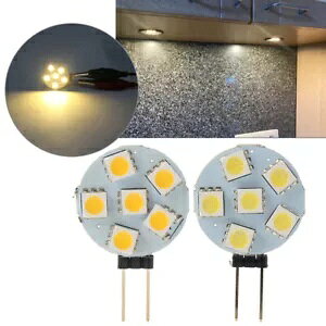 DC12V G4 PxtbgCg 5050 SMD 6LED 180 xԂ̓dv- DC12V G4 Super Bright Flat Light 5050 SMD 6LED 180 Degree Car Bulb Lamp-
