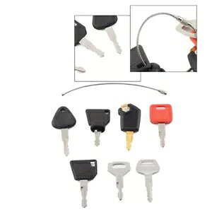 d@HP[X COjbVL[Zbg R}cp JCBp 7{- Heavy Equipment Construction Case Ignition Key Set for Komatsu for JCB 7pcs-