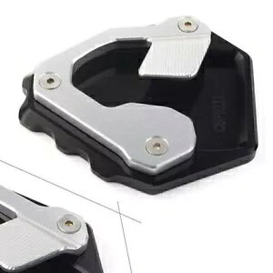 �z���_ CRF1000L �A�t���J�c�C���p�T�C�h�X�^���h�p�b�h�G�N�X�e���V���� CNC �u���b�N- Side stand pad extension for Honda CRF1000L Africa twin CNC black- �y���s�A���i�z