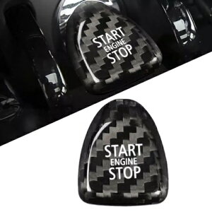 J[{t@Co[ BMW ~j N[p[ F f F54F55 g L[X X^[g {^ Jo[- Carbon Fiber for BMW Mini Cooper F Model F54F55 Trim Keyless Start Button Cover-