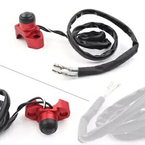 jo[T CNC GW~X^[gLXCb`{^ _[goCN Nbh ATV bhp- Universal CNC Engine Stop Start Kill Switch Button for Dirt Bike Quad ATV Red-