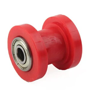 ]ԃI[goCp 8 ~[g`F[[[XC_[eVi[KCh[[_[gsbgbh- For Bicycle Motorcycle 8mm Chain Roller Slider Tensioner Guide Roller Dirt Pit Red-