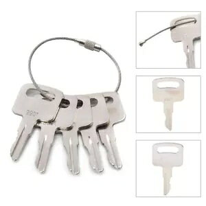 5x COjbVL[ 9901 2860030 JLG tgf T350A2033E3A1932E3 ^p- 5x ignition key 9901 2860030 for JLG lift models T350, 2033E3, 1932E3 metal-