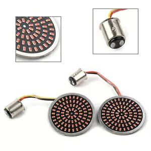 2x LED 1157 ���A�E�C���J�[ ���b�h�E�C���J�[ �n�[���[�c�[�����O���[�h�L���O�p- 2x LED 1157 rear turn signals red turn signals for Harley Touring Road King- �y���s�A���i�z