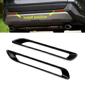 tHOvvJo[x[g^ RAV4 2019-2020- Fog Lights Lamp Cover Bezel Decoration for Toyota RAV4 2019-2020-