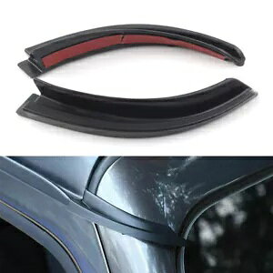 JGNXeV W[vO[ JL 2018 2019 2020 2021 2- Rain Gutter Extension for Jeep Wrangler JL 2018 2019 2020 2021 2pc-