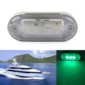 12V 3 SMD LED VOiCgv - gbNg[[ RV {[gpO[fBXvC- 12V 3 SMD LED Signal Light Lamps - Green Display for Truck Trailer RV Boat-