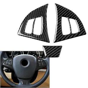 3x XeAO zC[ g BMW X5 E70 2006-13  X6 E71 2008-14 J[{t@Co[p- 3x steering wheel trim for BMW X5 E70 2006-13 and X6 E71 2008-14 carbon fiber-