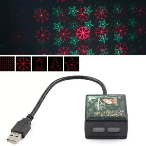 USB Ԃ̉͋̕̕CNX}Xv LED vWFNgiCgCg- USB Car Roof Room Atmosphere Christmas Lamp LED Decoration Project Night Light-