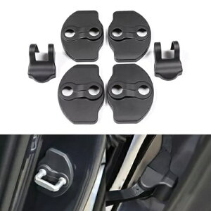 4 �h�A���b�N�ی�J�o�[�x�[���u���b�N�e�X�����f�� 3 18-20- 4 Door Lock Protection Cover Bezel Black For Tesla Model 3 18-20- �y���s�A���i�z