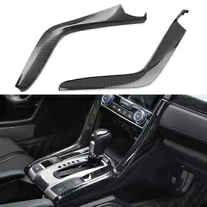 plXgbv Jo[ g J[{t@Co[ z_ VrbN 10.16-18p- Panel Strip Cover Trim Carbon Fiber for Honda Civic 10. 16-18-