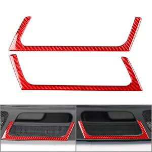 2x Ԃ̃hA[GAxgAEgbgJo[gz_ S2000 2004-2009 bh- 2x Car Door Storage Air Vent Outlet Cover Trim for Honda S2000 2004-2009 Red-