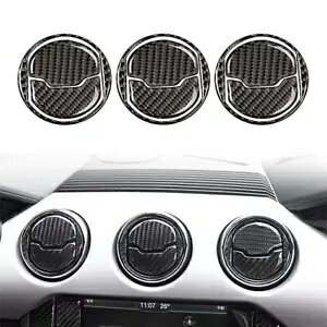 �����x���g�X�p�E�g�t���[���g���~���O�t�H�[�h�}�X�^���O�J�[�{���t�@�C�o�[ 2015-2019- Internal Vent Spout Frame Trimming For Ford Mustang Carbon Fiber 2015-2019- �y���s�A���i�z