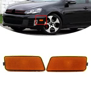tgop[^[VOiTCh}[J[Cg VW St MK6 GTI 2009-2013 yA- Front bumper turn signals side marker light for VW Golf MK6 GTI 2009-2013 pair-