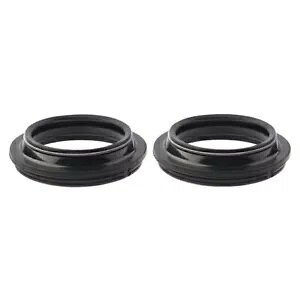 I[goC tg tH[N _p[ IC KXPbg & _Xg KXPbg ubN 2  48X61mm- Motorcycle Front Fork Damper Oil Gasket & Dust Gasket Black 2PCs 48X61mm-