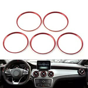 ZfXxc A B NXpGARxgAEgbgOg bh- Air Conditioning Vent Outlet Ring Trim for Mercedes Benz A B-Class Red-