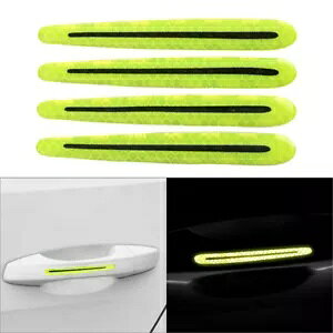 Yf@ێԂ̃hAnh˃XebJ[h~O[- Carbon fiber car door handle reflective sticker scratch protection green-