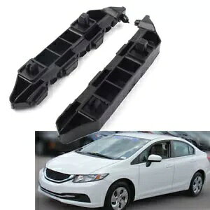 フロントバンパーブラケットホルダーサポート シビックセダン 2012-2015 ペア- Front Bumper Brackets Holder Support for CIVIC Sedan 2012-2015 Pair-