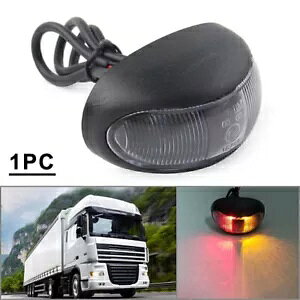 1x 2 LED CWP[^[v LED TCh}[J[CgAg[[gbN RV {[gp- 1x 2 LED INDICATOR lamp LED side marker lights for trailer truck RV boat-