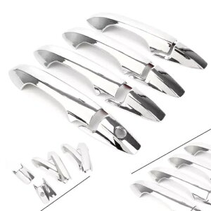 ドアハンドルカバー成形ストリップホンダ CR-V CRV 2007 2008-2011 クローム- Door Handle Cover Molding Strips for Honda CR-V CRV 2007 2008-2011 Chrome-