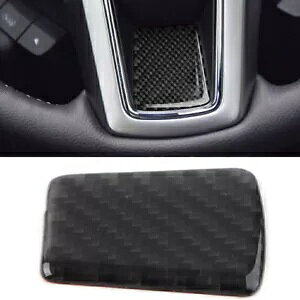 XeAOzC[Jo[gYf@ۃXotHX^[ 13-18- Steering Wheel Cover Trim Decor Carbon Fiber For Subaru Forester 13-18-