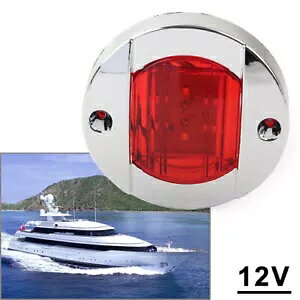 Eh 12V LED TCh}[J[ g[[ Cg bh v gbN g[[ RV {[gp - Round 12V LED Side Marker Trailer Light Red Lamp for Truck Trailer RV Boat-