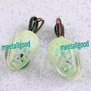 Kawasaki Z1000pLEDjo[T_ŃCgCWP[^[2 NA- 2pcs LED Universal Flashing Lights Indicator for Kawasaki Z1000 Clear-