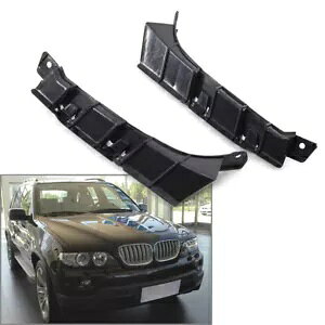 tgop[z_[z_[Jo[ BMW X5 E53 03-06 ubNԃyA- Front bumper holder holder cover for BMW X5 E53 03-06 black car pair-