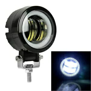 3 C`Eh LED [NCg BAR X|bgvIt[hhCrOtHOzCg DRL- 3" Round LED Work Lights BAR Spot Lamp Off-Road Driving Fog White DRL-