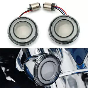 n[[[hOChANZT[Og[T[pYtCWP[^[yA- Pair of Indicators with Lens for Harley Road Glide Accessories Ring Tracer-