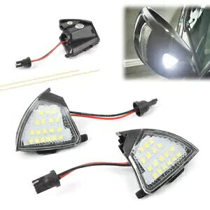 6000K TCh~[܂胉Cg LED d VW St 5 WFb^ pT[g 12V zCg- 6000K side mirror puddle light LED bulbs for VW Golf 5 Jetta Passat 12V white-