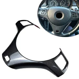 �X�e�A�����O�z�C�[���J�o�[�g���� BMW 3 �V���[�Y E90 E91 E92 E93 2005-12 �J�[�{���t�@�C�o�[- Steering wheel cover trim for BMW 3 series E90 E91 E92 E93 2005-12 carbon fiber- �y���s�A���i�z