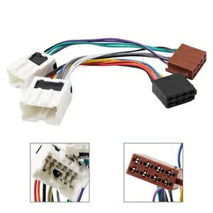 ISO J[XeI n[lX Aei A_v^[ IX Yp- ISO Car Stereo Harness Antenna Adapter Male Car for Nissan-