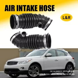 左 & 右吸気ダクトホースチューブインフィニティ G35 2007-2008 EX35 2008-2010 Left & Right Air Intake Duct Hose Tube For INFINITI G35 2007-2008 EX35 2008-2010