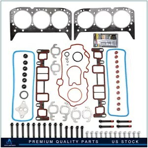 �V�{���[ C1500 �G�N�X�v���X �u���[�U�[ K1500 4.3L V6 OHV 12v �w�b�h�K�X�P�b�g�{���g�Z�b�g�ɓK�� Fits Chevrolet C1500 Express Blazer K1500 4.3L V6 OHV 12v Head Gasket Bolts Set �y���s�A���i�z