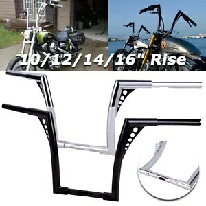 1-1/4C` nK[o[ 10/12/14/16C` CYnho[ n[[ FLST FXST X|[cX^[ XLp 1-1/4" Hanger Bars 10/12/14/16" Rise Handlebar For Harley FLST FXST Sportster XL