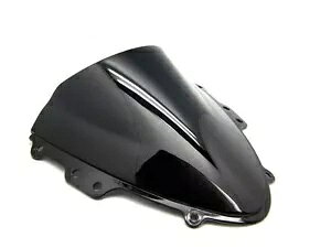 �t�����g�K���X �_�u���ȗ� �X�Y�L 600 750 2004 2005 04 05 �u���b�N �u���b�N- Windshield double curvature Suzuki 600 750 2004 2005 04 05 black black- �y���s�A���i�z