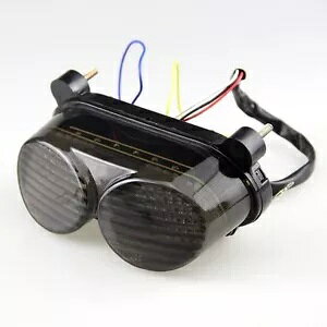1998 KAWASAKI ZX6R - 2002 X[N LED Cg + ̌^ECJ[ - 1998 KAWASAKI ZX6R - 2002 SMOKED LED light + integrated turn signals-