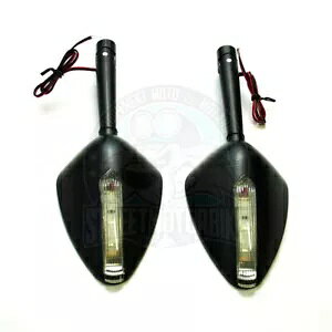 �y�A�~���[ �C���W�P�[�^�[ LED SMB MOTO PARTS �t���b�V�� Pair Mirrors Indicators LED SMB MOTO PARTS Flash �y���s�A���i�z