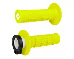 �O���b�v �N���X ODI �G�~�O V2 ���b�N�I�� �Z�~�S�[�t���[ �C�G���[ Grips Cross ODI Emig V2 Lock-On Semi-Gauffr?e Yellow �y���s�A���i�z