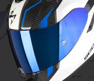 XN[ oCU[ XR[sI Exo 391 ~[ u[ Maxvision Ready Screen Visor Scorpion Exo 391 Mirror Blue Maxvision Ready