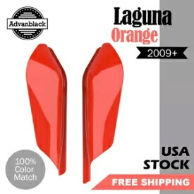 2009 年以降のハーレー ストリート ロード エレクトラグライド用ラグナ オレンジ ミッドフレーム エア ディフレクター Laguna Orange Mid-Frame Air Deflector For 2009+ Harley Street Road Electra Glide