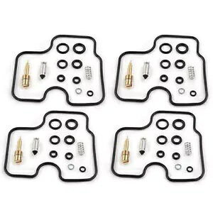 4X ホンダ CB400SF NC31 CB400 VTEC キャブレター修理キットフローティングニードルシート 4X For Honda CB400SF NC31 CB400 VTEC Carburetor Repair Kit Floating Needle Seat