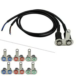12V LED �I�[�g�o�C�t�����g�X�C�b�`�n���h���o�[���߉\�ȃ}�E���g�h���X�C�b�` 12V LED Motorcycle Front Switch Handlebar Adjustable Mount Waterproof Switches