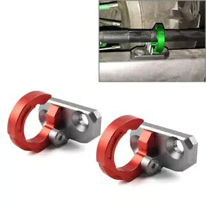 JTL KX 85 125 250 500 KLX 140 250 2x bh CNC Au[LCz[XNv For Kawasaki KX 85 125 250 500 KLX 140 250 2x Red CNC Rear Brake Line Hose Clamp