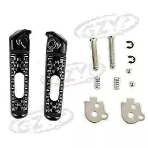 Rider AtbgyO tbgXg tbgyOZbg z_ CBR600RR 2003-2014 ubNɓK Rider Rear Foot Pegs Footrests Footpegs Set Fit Honda CBR600RR 2003-2014 Black
