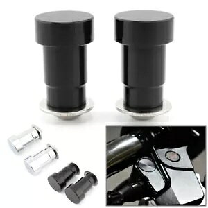 XNXgEqN[oqp 1 yA CNC A~I[goC~[Lbv For Thruxton Hinckley twins One Pair CNC Aluminum Motorcycle Mirror Hole Caps